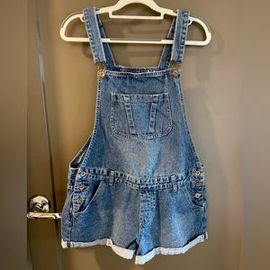 Medium-blue shortalls